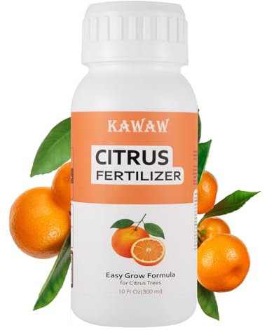 Zitrusdünger 300ML – Gesundes Wachstum dank rein natürlicher Inhaltsstoffe – Ergiebiges Konzentrat für 60 Liter Gießwasser