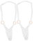 Mobestech 2Pcs Cotton Rope Wine Bottle Holder Woven Hanging Storage Basket for Home Decor Net Design for Indoor and Outdoor Use Chic Bohemian Style for Wine