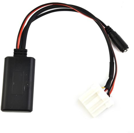 HomeVortex Auto Audio AUX Kabel Adapter mit Mikrofon kompatibel für Mazda 3 6 Fahrzeug Radio Stereoanlage Freisprecheinrichtung Musik Streaming