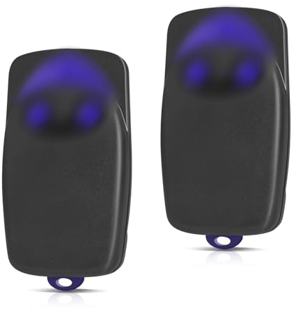 Télécommande portail nice compatible pour l'accès de garage, lot de 2 bips 2 canaux 433,92 MHz Rolling Code pour Flo2r-s Flo1r-s FLOXIR OXI, émetteur anti-interférence pour maison