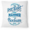 Fashionalarm Kissen Niemand ist perfekt - Männer aus Bochum - 40x40 cm mit Füllung | Geburtstag Geschenk Idee für Bochumer | Spruch Heimat Stadt, Farbe:weiß