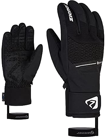 Ziener Herren Granit Ski-Handschuhe/Wintersport | wasserdicht Gore-Tex Alpine Wool, black, 8