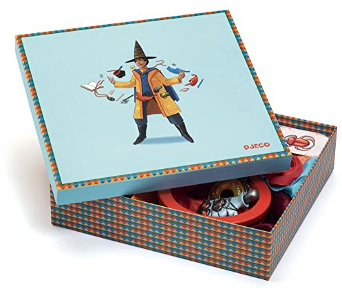 Djeco Zaubertricks Fabuloso Magus | Zauberkasten für Kinder ab 6 Jahren | für Jungen und Mädchen | mit 20 Zaubertricks