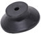 Fafeicy Pies de goma de compresor de aire de 4 piezas, cojín de goma de absorción de impactos de cuerno, para bomba de vacío, fijación de tornillo M6, Accesorios Para Compresores De Aire