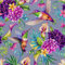 HEKO PANELS Stoff Oxford Wasserdichte Meterware Canvas Polyester Stoff Zum Nähen Nähstoffe Dekostoffe Wasserabweisend Blickdicht Kolibri 5 Meter 155 x 500 cm