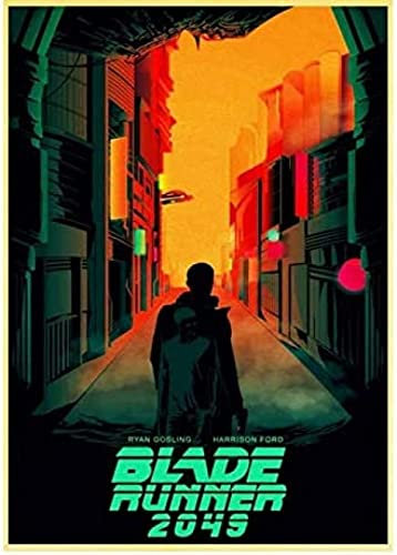 Poster Blade Runner 2049 Vintage-Filmplakat, Wandkunst, Bilder, Leinwand, Malerei, Poster Und Drucke, Heimdekoration 50X70Cm Kein Rahmen