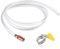 Bomba Trasvase Gasoil con Abrazadera de Manguera,1.8M Bomba Gasolina Accesorios Coche,Kit de Bomba Gasoil Multiuso para El Transporte RáPido de Aceite Gasolina GasóLeo Agua