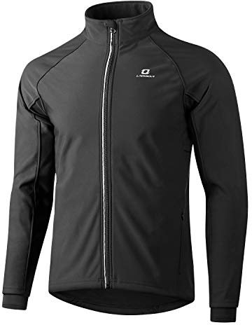 LAMEDA Fahrradjacke Herren Winter Warm Softshelljacke Radjacke Wasserdicht Atmungsaktiv Winddicht Thermo Laufjacke Herbst Damen für Radfahren Sport Laufen Wandern 3XL