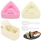 Onigiri-Formen-Set, 3 Stück, Reisbällchen, Musubi-Presse, große dreieckige Reisform, japanisches Sushi-Set für Mittagessen, Bento