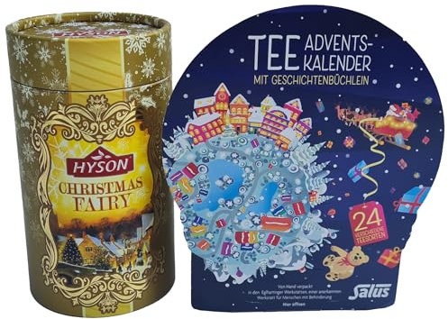 Salus Adventskalender Tee mit Hyson schwarzer Tee Chrismas Fairy