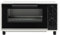 Mini Horno 10L,Tapa de Cristal Templado,Regulación de Temperatura 70-230°c,800W,Manoplas de Horno,Blanco