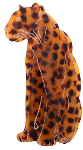 Ipetboom Pince À Cheveux En Acétate Motif Léopard Écaille De Tortue Clip À Griffes Pour Cheveux Longs Et Courts Accessoire Coiffure Polyvalent Pour Mariages Et Usage Quotidien