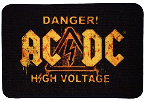 Rockbites Teppich- AC/DC- Danger! 50x80 cm Fan-Teppich, Teppich
