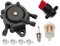 Oxoxo 16700-z0j-003 pompa carburante filtro carburante candela per Kawasaki 49040 – 7001 808656 Briggs & Stratton 491922 EB11000 EN2000 EN2500 generatore GC135 GC160 GC190 GX610 GX620 motore