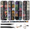 4 Boxes Nail Art Kit Nail Rhinestones Set with 2 Tweezers Picker, Wax Dotting Pen, Deco Diamonds Crystals Beads Gems Mixed Colorful Gold Metal Studs Sizes,for Women,Girls,Beginners with Storage Bag