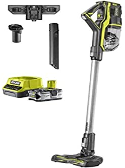 Ryobi 18V OnePlus Aspiradora de Litio sin Cepillo - 1 Batería 4.0 Ah - 1 Cargador rápido -R18SV7-140G