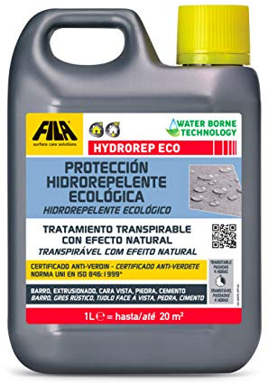 FILA Solutions HYDROREP ECO Hidrorepelente Piedra Cemento Ladrillo - 1L