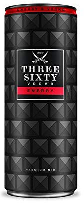 12 Dosen a 0,33l Three Sixty Vodka Energy 10% vol. inkl. 12 * 0,25€ EINWEG PFAND