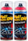 AutoFullCar - Pack 2 Spray Pintura Anticalórica Roja FullColors by Full Dip Secado Rápido Acabado Satinado
