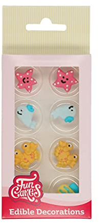 FunCakes Zucker Dekorationen Leben im Meer Set/8
