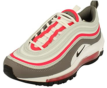 Nike Men's Air Max 97 (Gs) Fitness Shoes, Gray, 3 UK