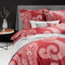 fleuresse gewebte Edelflanell Bettwäsche Lech Bracknell rot 1 Bettbezug 135 x 200 cm + 1 Kissenbezug 80 x 80 cm