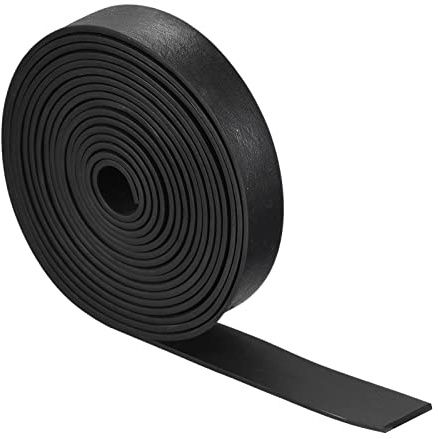 sourcing map Bandes de mousse de caoutchouc EPDM 5 mm (T) x 10 mm (l) x 2000 mm (L), rouleaux de feuille de caoutchouc néoprène pour joint de bricolage, rembourrage d'étanchéité, réduit les vibrations