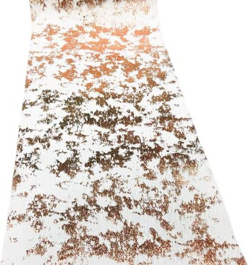 CaiiBtntgb Metallic Foil Mesh Table Runners Glitter Tulle Roll For Wedding Party Table Decoration Gift Floral DIY Wrapping (Rose Gold)