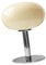 Runde Glastisch-Nachttischlampe mit Eisensockel, Niedliche Form, Einfache, Moderne, Elegante Nachttischlampe für Nachttisch, Schlafzimmer, Wohnzimmer, Büro, Mädchen, Kinder, (USB-Tastenschalter)
