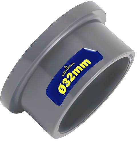Manguito Portabridas PVC U Ø 32 mm Instalado con Cola - Garantía de 10 Años - MONTERAL