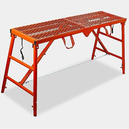 Trittleitern, Gerüstplattform, tragbares Klappgerüst, Mehrzweck-Arbeitsplattform, Gerüstturm, Leiterhocker, Bank zum Waschen von Fahrzeugen, Reinigen von Fenstern, Heimwerken, Wartungsarbeiten (SI