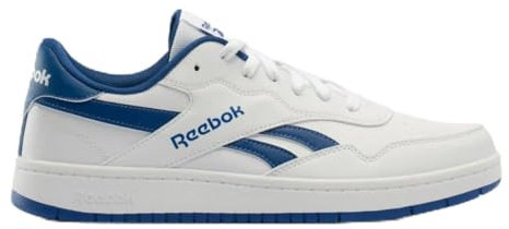Reebok Unisex BB 1000 Sneaker, White/White/Blue, 39 EU