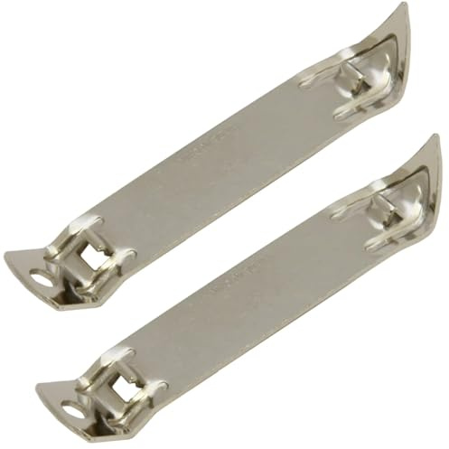 Rocky Mountain Goods Classic Bottle Opener and Can Opener 2 Pack - Heavy Duty Steel Multi Tool and Can Tapper - 4” Length with Sharp Point - Dishwasher Safe - Durable Bend-Proof