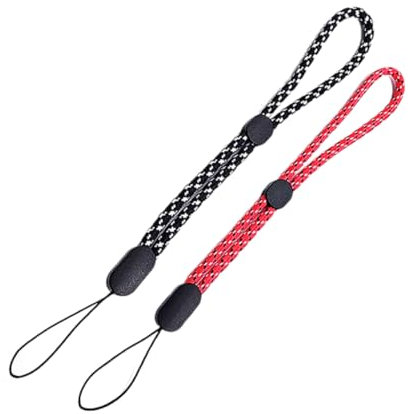 CHILDWEET 2Pcs Adjustable Phone Lanyard Wrist Strap Hand Wrist Sling Rope for Cell Phones Usb Flash Drives Mini Cameras Random Color Design