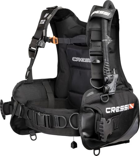 CRESSI Solid Plus, Giubbotto Equilibratore Idrostatico ad Assetto Variabile per Immersioni (BCD/GAV), Struttura Classica Unisex Adulto