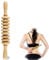 TaoTazon Rouleau de massage en bois de qualité supérieure - Anti-cellulite - Pour le dos, le cou, les jambes, le dos