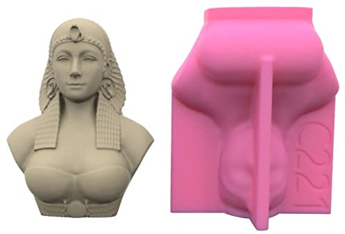 Ägyptische Silikonform, handgefertigt, Desktop-Ornament, Gips, Epoxidharz für Heimdekorationen