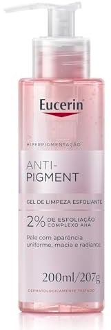 Eucerin Anti-Pigment Gesichtsreinigungsgel, 200 ml, sanftes Peeling gegen Flecken, reduziert dunkle Flecken, vereinheitlicht den natürlichen Ton, ideal für alle Hauttypen