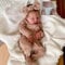 OHIJGN Reborn Baby Girls Lifelike Doll All Silicone Body Washable Dolls Reborn Dolls Like A Real Baby 20 Inch Handmade