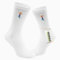 Huuraa Unisex Socken Badminton bunte Silhouette Geschenk Größe 37/41 White Motiv Tennissocken Badminton Geschenkidee