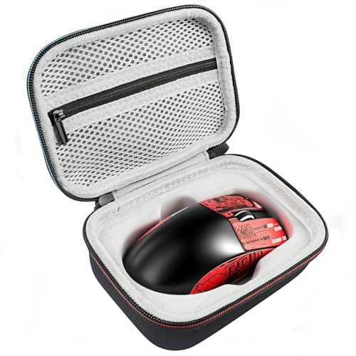 AONKE Étui de Voyage Rigide pour SteelSeries Aerox 3/5/9 Wireless, Souris Gaming RGB