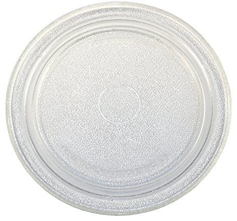 HQRP 10-3/4 inch Glass Turntable Tray for Sharp A034 NTNT-A034WRE NTNT-A011WRE0 NTNT-A034WRE0 NTNT-A011WRF0 NTNT-A034WRF0 NTNT-A130WREZ 504316 501560 MOS0649 Microwave Oven Cooking Plate + Coaster