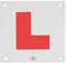 1 L Plate For Motorcycle Scooter Car Lorry Van 1 Hard Shatter Proof Rear L Plate