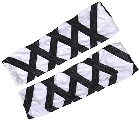 G-LIKE Kung Fu Beinwickel - Traditionelle Chinesische Kampfkunst Shaolin Wushu Tai Chi Beinbinden Wickelgamasche Beinschützer Training Hose Leggings Strumpfwaren für Männer Frauen (M, Schwarz)