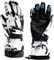 Ltrototea Winterhandschuhe Herren Damen Wasserdicht Warm -30℉ Skihandschuhe Anti Rutsch Fahrradhandschuhe mit Touchscreen Winddicht Handschuhe für Wandern Radfahren Motorrad,L,Weiß/Schwarz