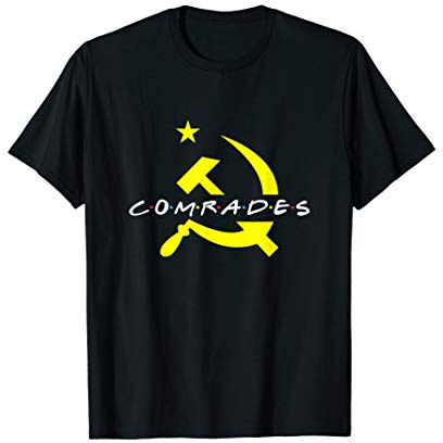 Genossen Freunde - Kommunist Hammer und Sichel T-Shirt