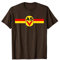 Ossi Zeiten - Von Ossis für Ossis ASV DDR Sport Nicki Army Sports Club Stürmer FFo T-Shirt, Herren, Kurzarm, S, Brown