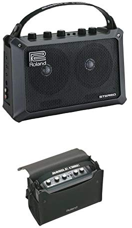 Roland MB-CUBE portabler Universalverstärker mit Transport-Case, für Gitarre, andere Instrumente, Festkörper, 20 Watt, Schwarz