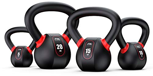 ZXQZ Fitness Hanteln Kettlebell, Vinyl Kettle Bell Set, für Kraft- und Aerobic-Training Kleine Hantel