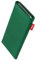 fitBAG Beat Smaragd Handytasche für Apple iPhone 12 / iPhone 12 Pro/iPhone 13 / iPhone 13 Pro Tasche aus Echtleder Nappa mit Microfaserinnenfutter | Hülle mit Reinigungsfunktion | Made in Germany